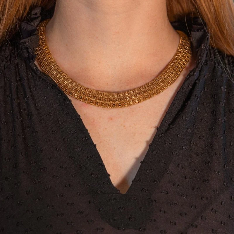 Collier Maille en or jaune - Image 2