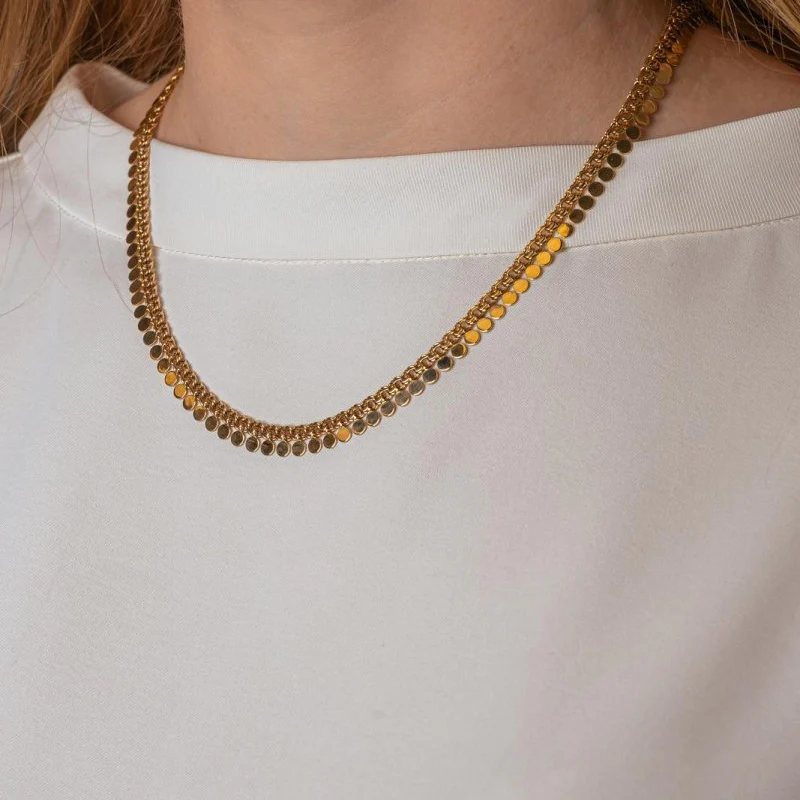 Collier Maille en or jaune - Image 2