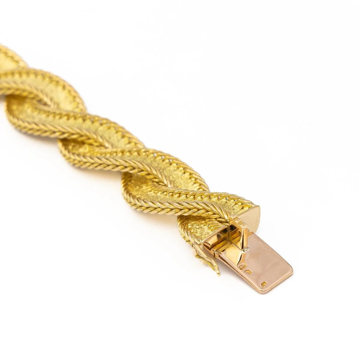 Collier Maille torsadée en 2 ors - Image 4