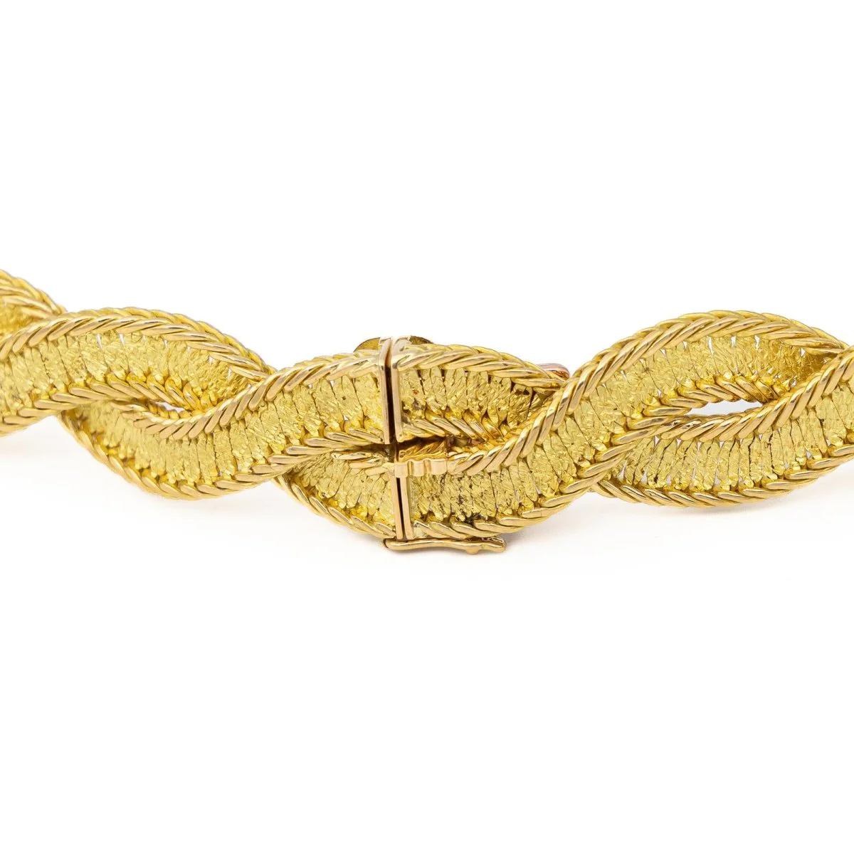 Collier Maille torsadée en 2 ors - Image 6