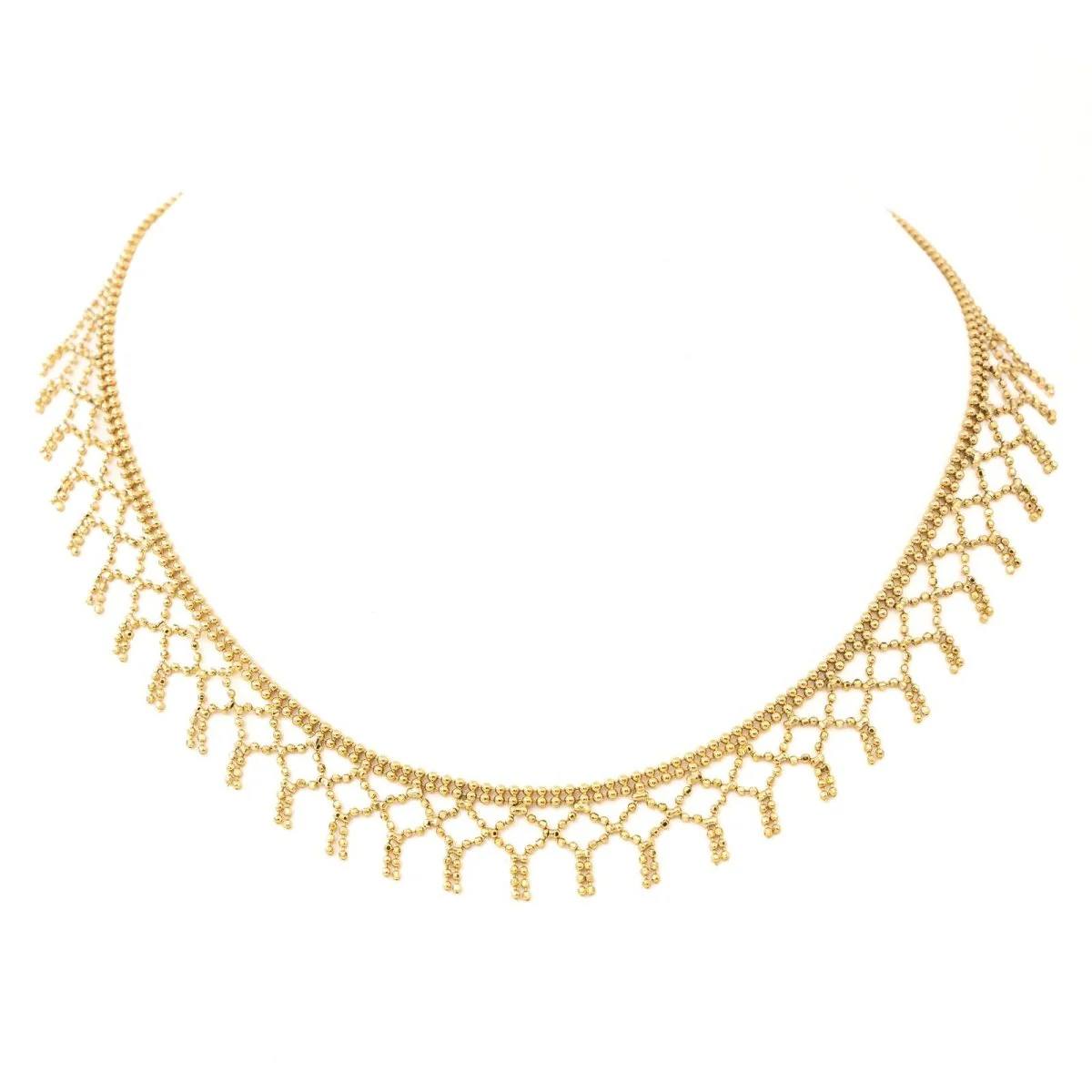 Collier Maille boule en or jaune