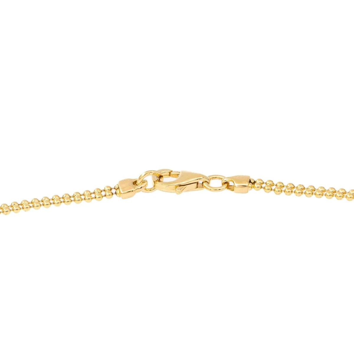 Collier Maille boule en or jaune - Image 5