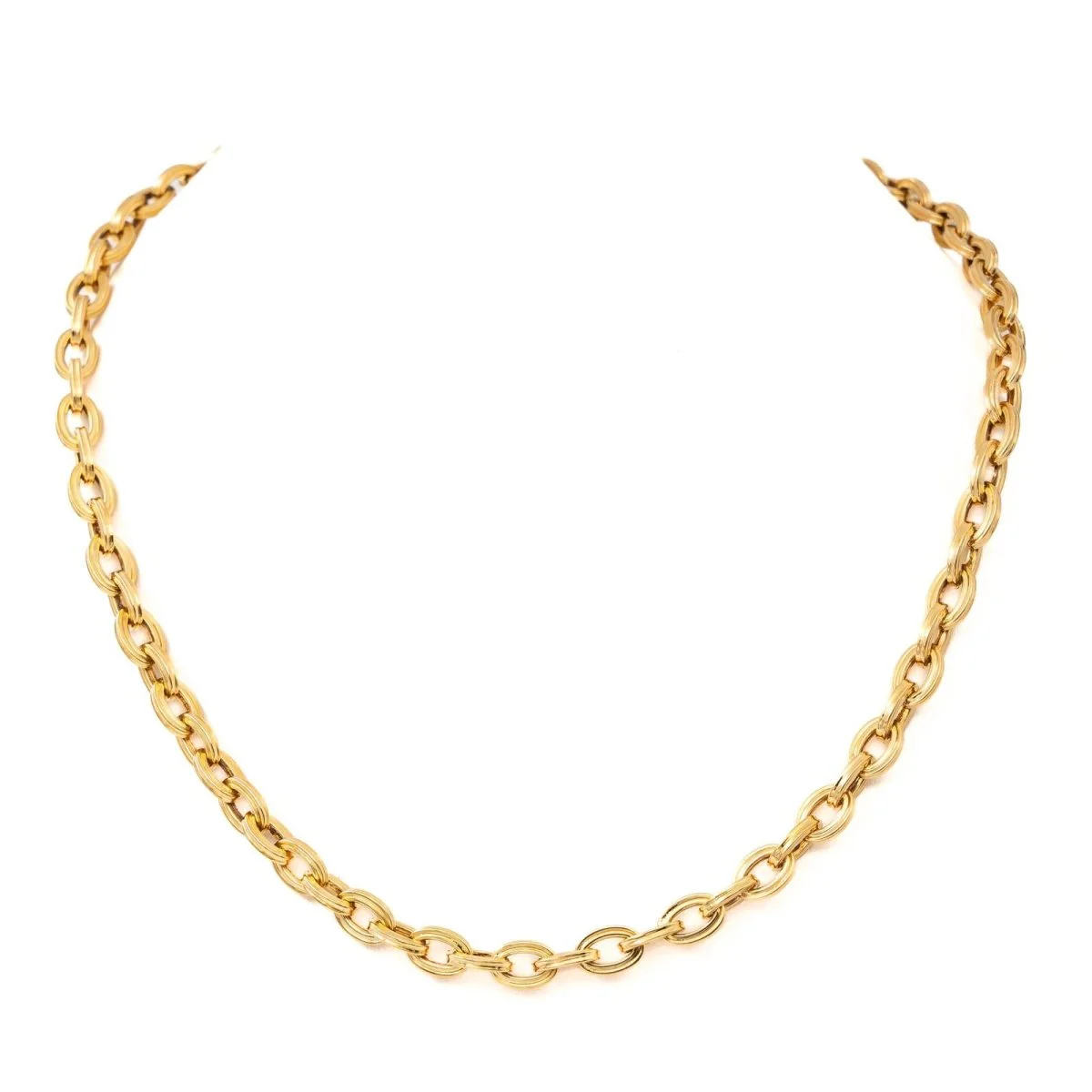 Collier Chaîne maille or jaune