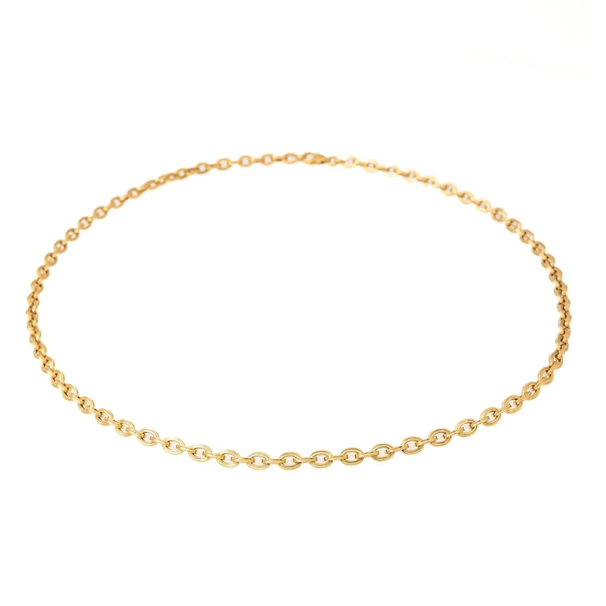 Collier Chaîne maille or jaune - Image 4