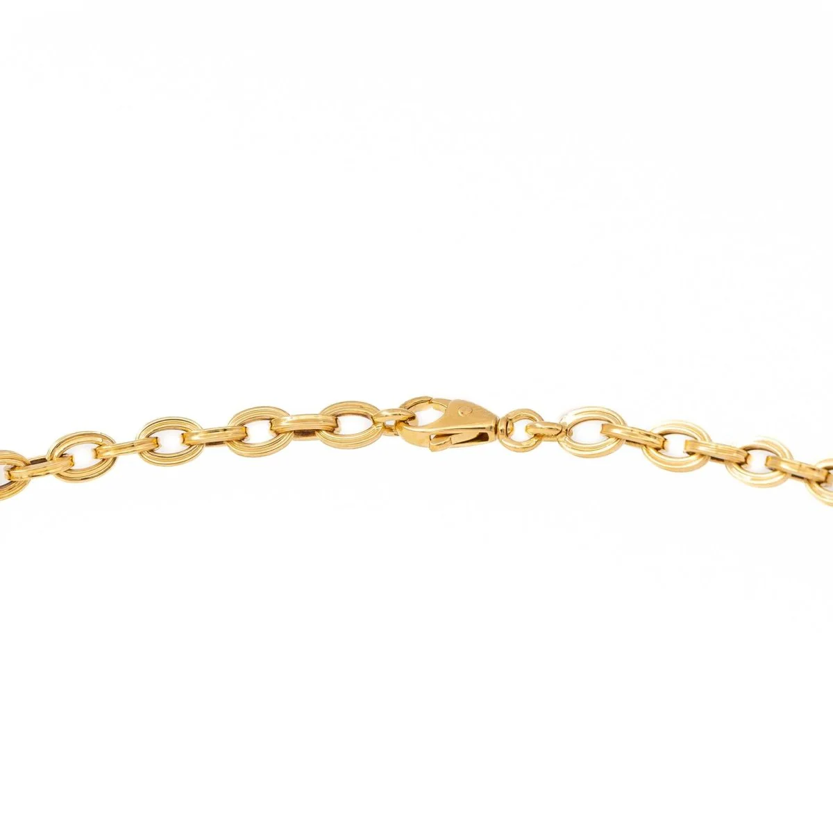 Collier Chaîne maille or jaune - Image 5