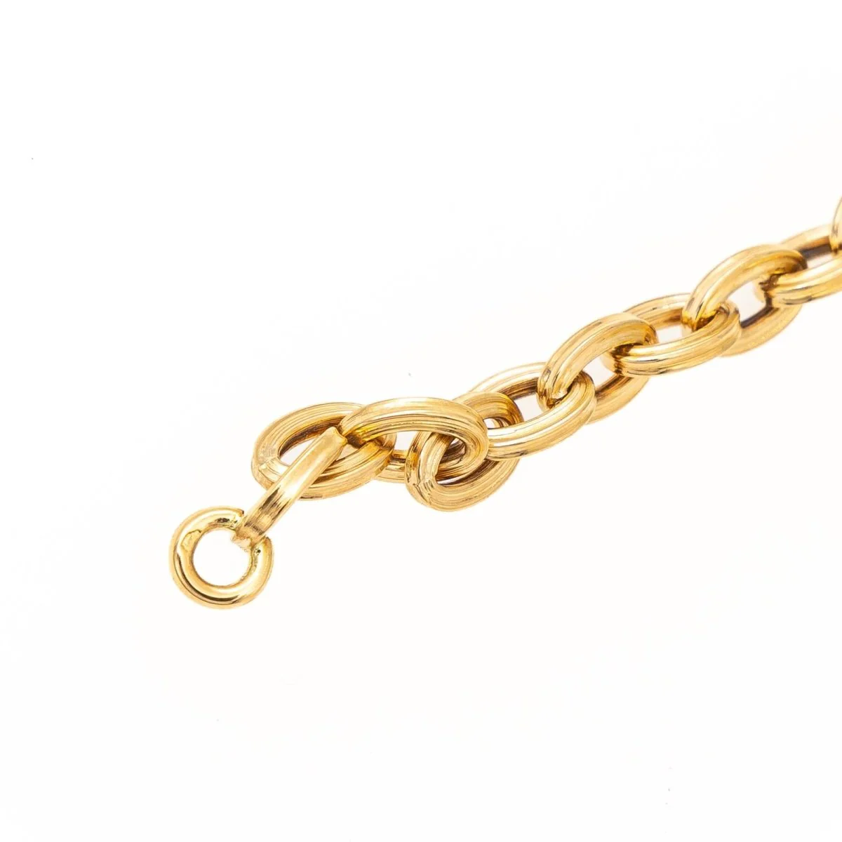 Collier Chaîne maille or jaune - Image 6