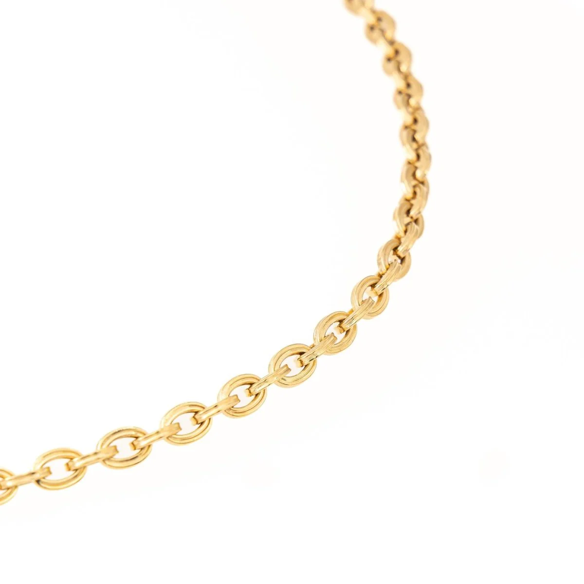Collier Chaîne maille or jaune - Image 7