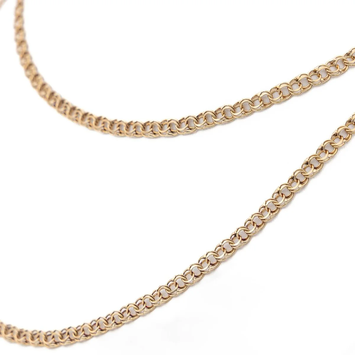 Collier Chaîne double en or jaune - Image 4