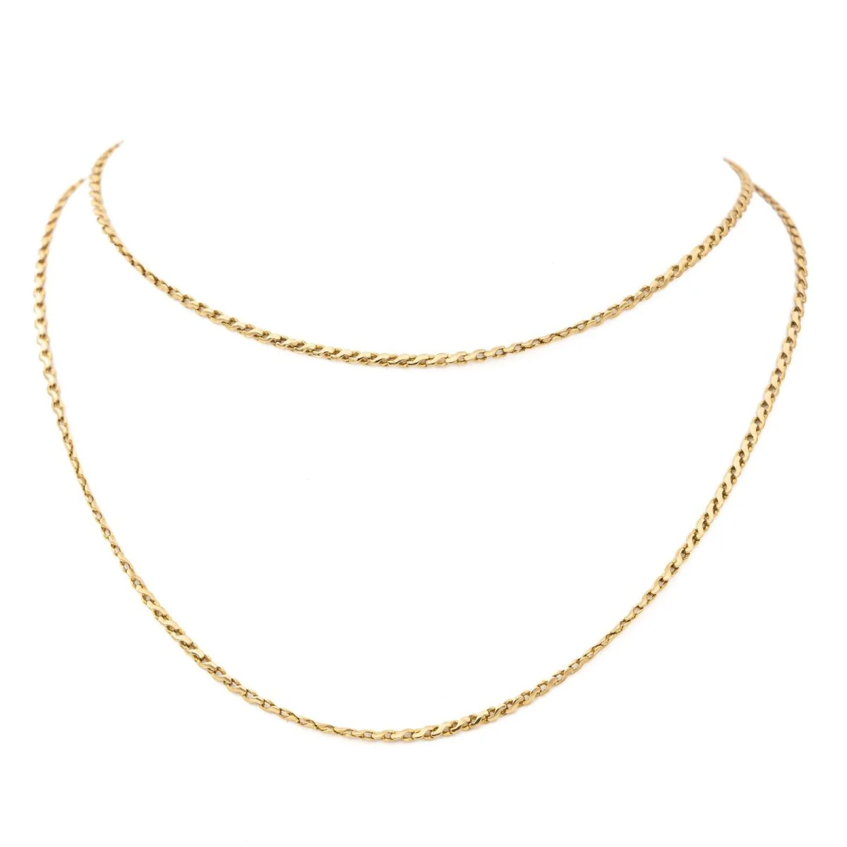 Collier Chaîne en or jaune