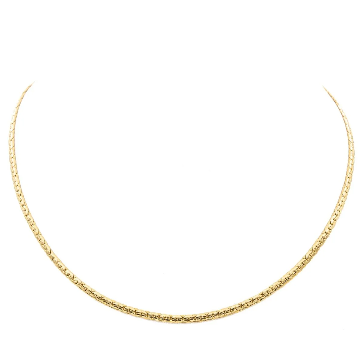 Collier Maille en or jaune