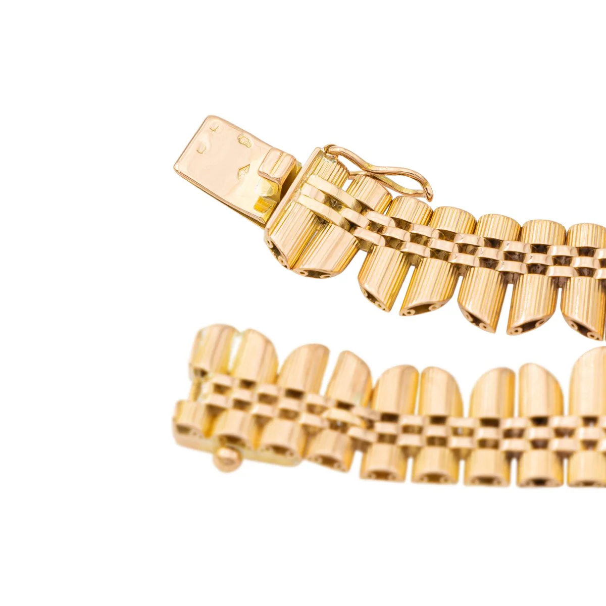 Collier Maille souple en or jaune - Image 4