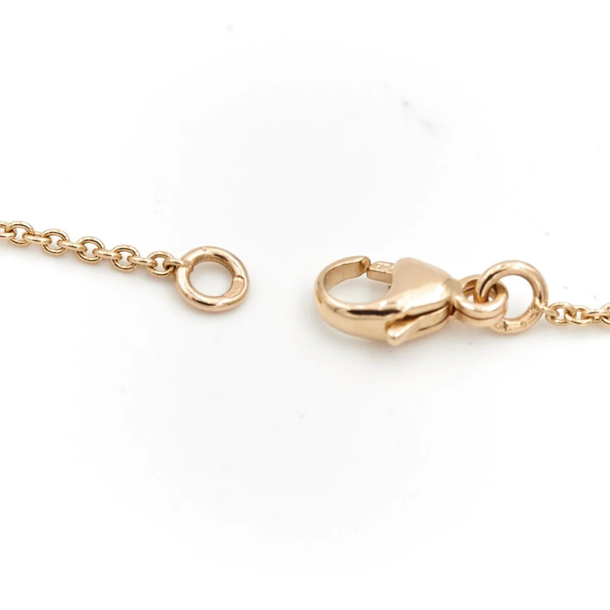 Collier Pendentif rond en or jaune et diamant - Image 4