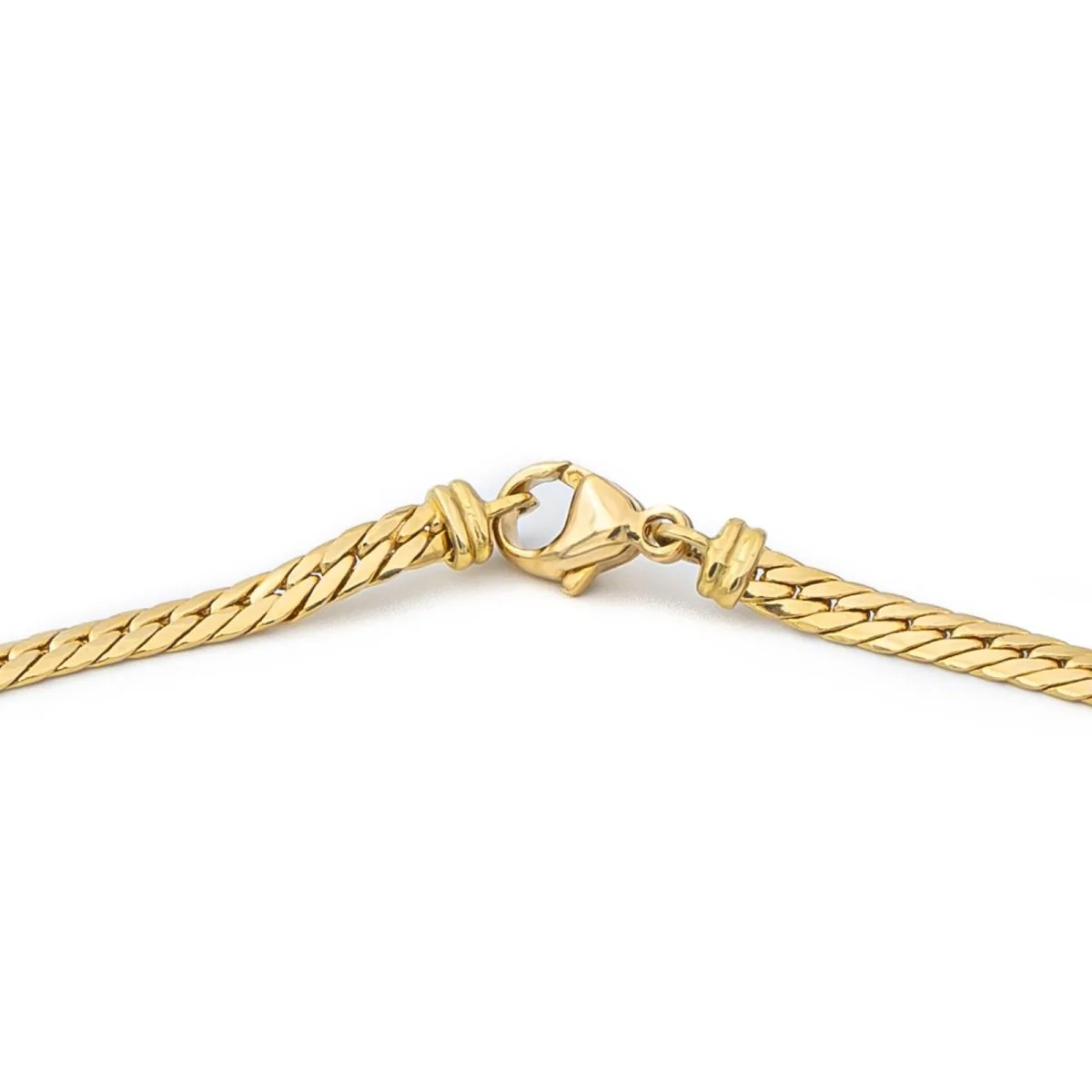 Collier Chaîne deux ors et diamants - Image 4