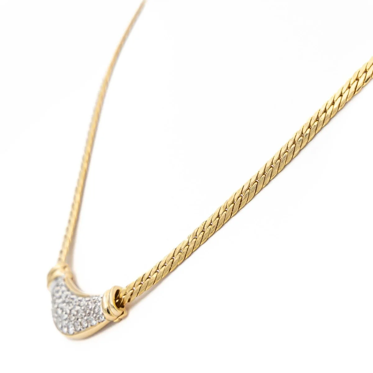Collier Chaîne deux ors et diamants - Image 5