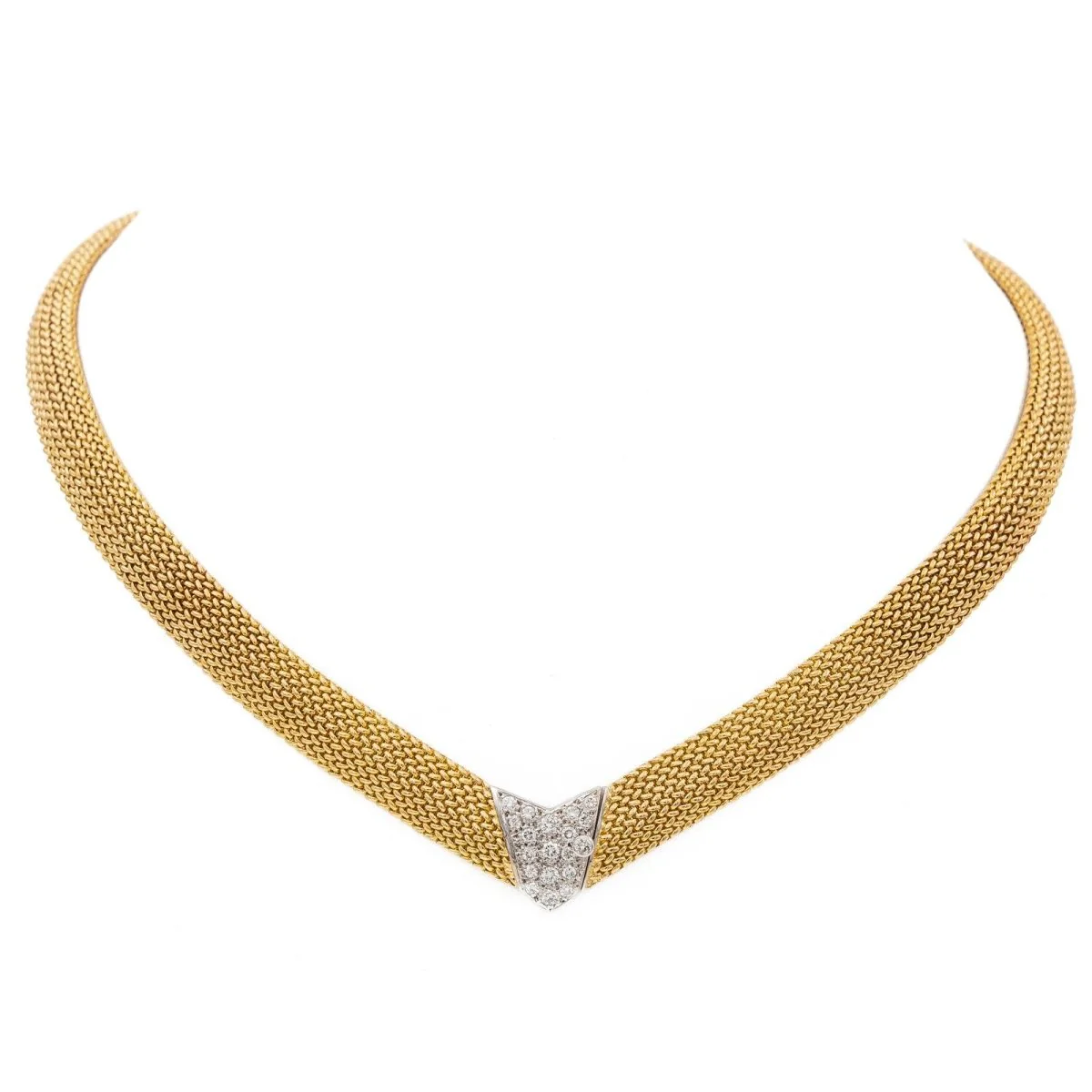 Collier Or jaune Diamant