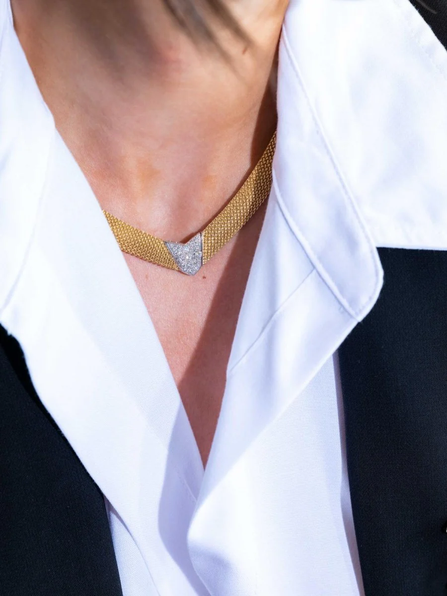 Collier Or jaune Diamant - Image 2