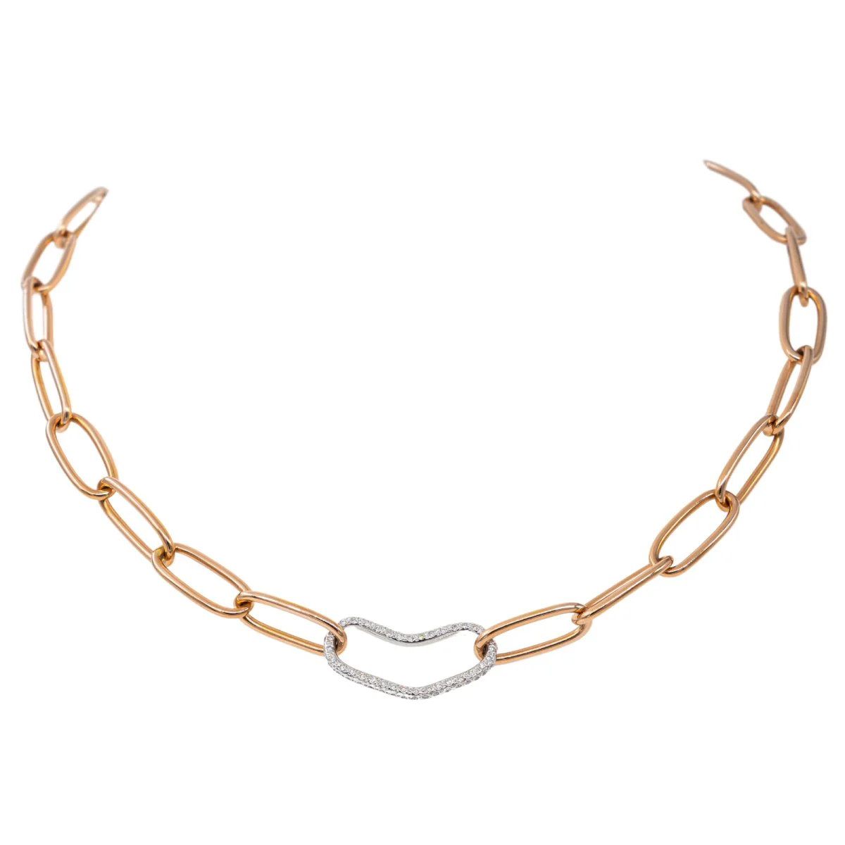 Collier Or Jaune Diamant