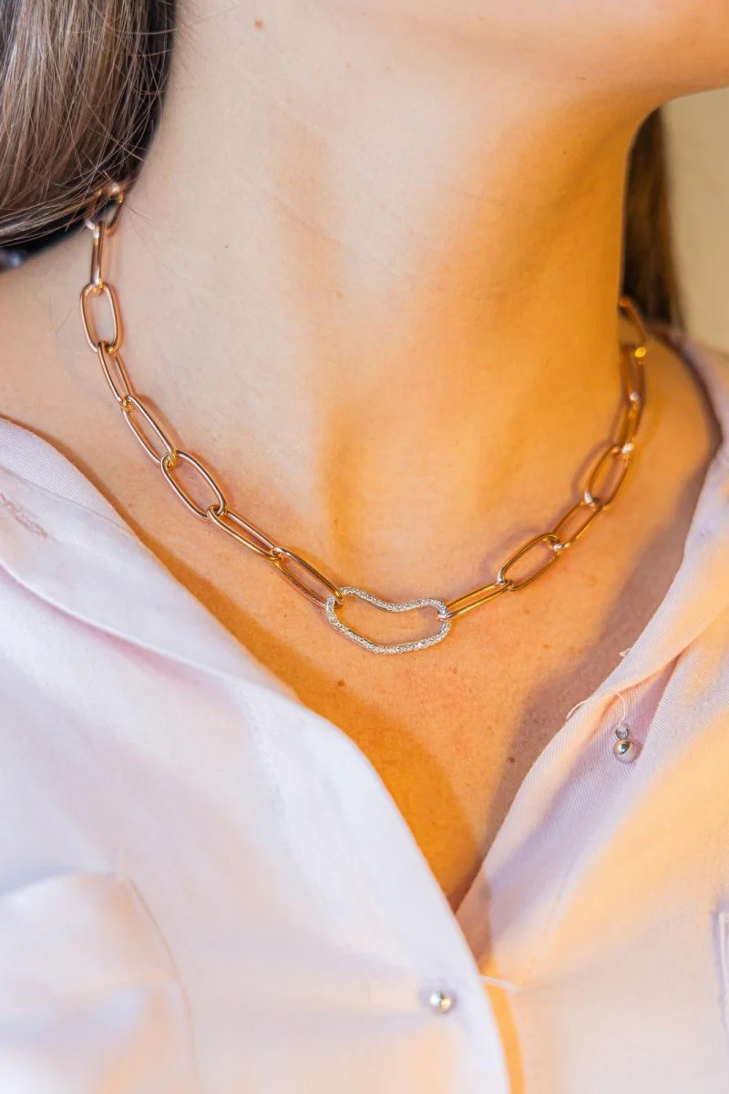 Collier Or Jaune Diamant - Image 2