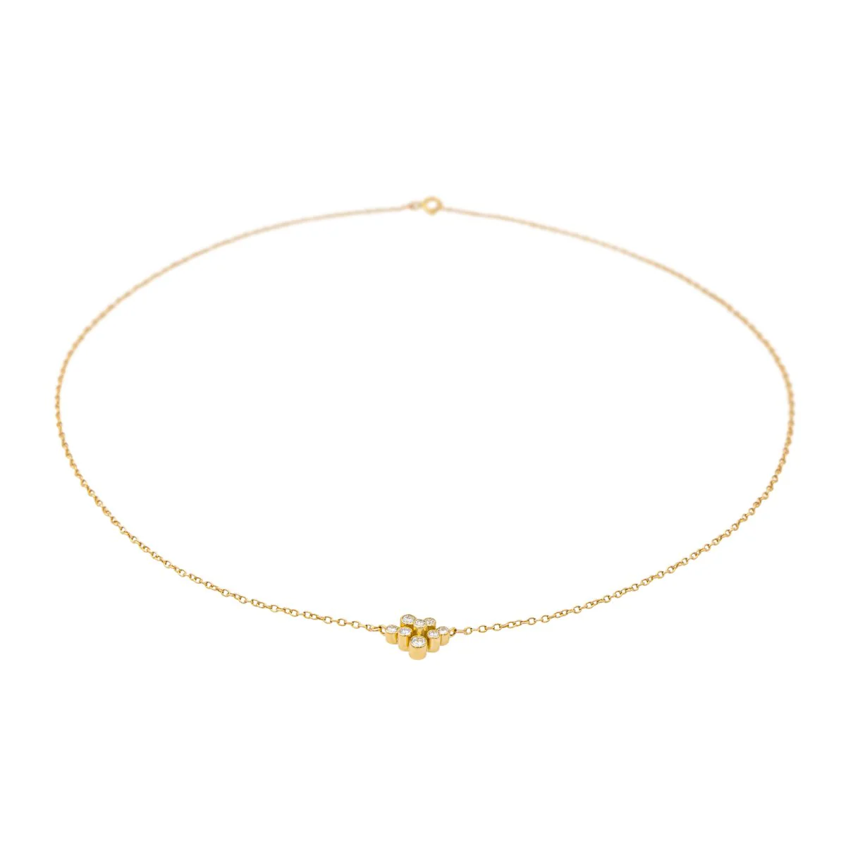 Collier en or jaune et diamant - Image 6