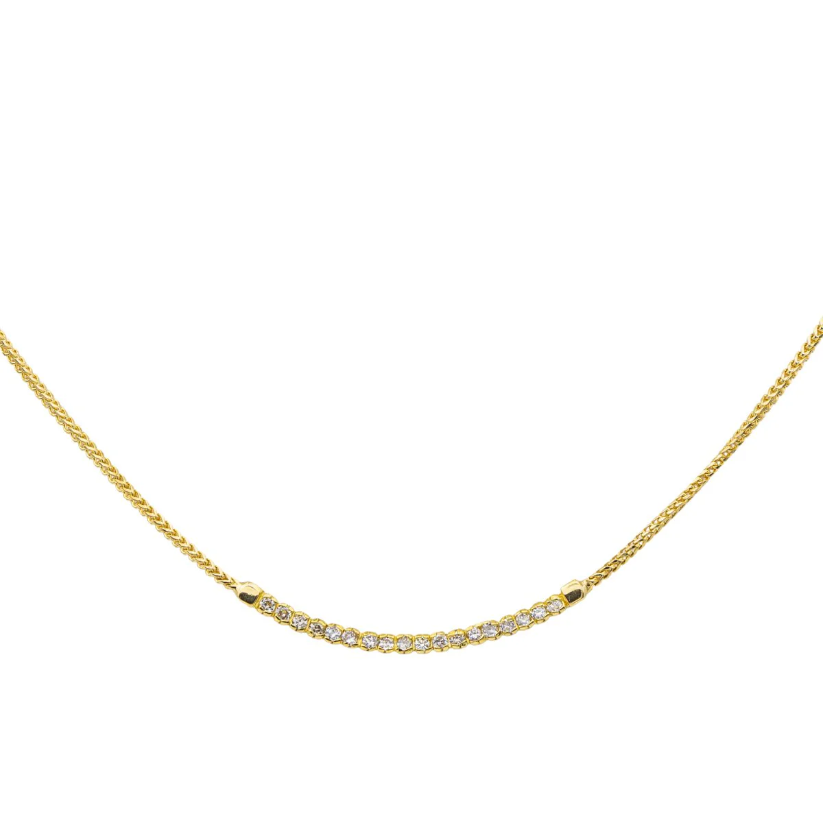 Collier Or jaune Diamant - Image 3