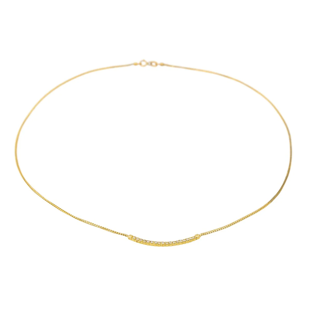 Collier Or jaune Diamant - Image 6