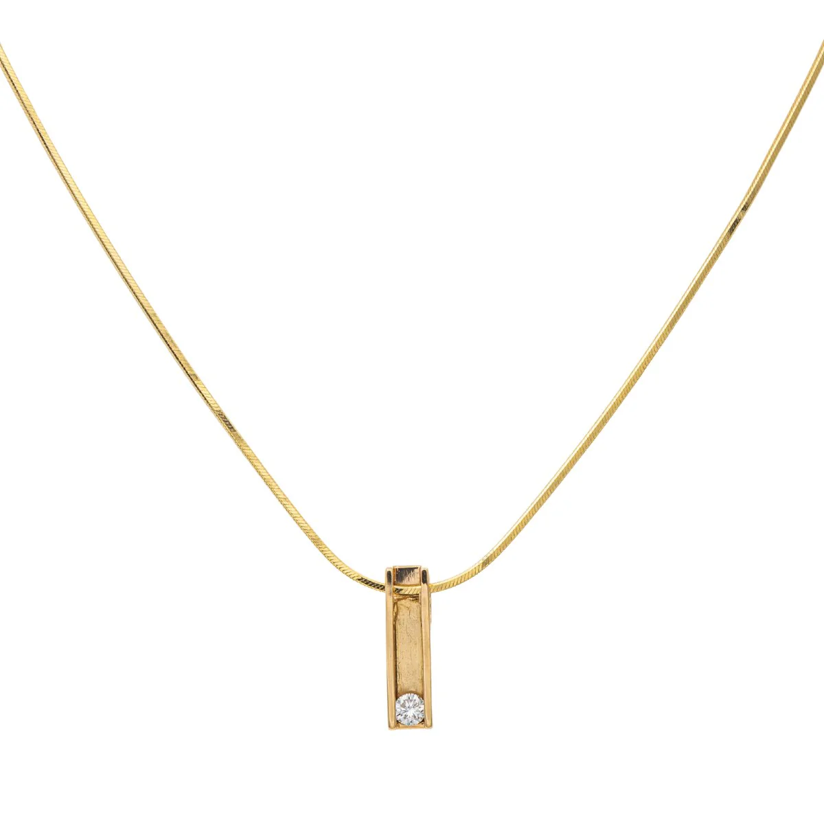 Collier Or jaune Diamant