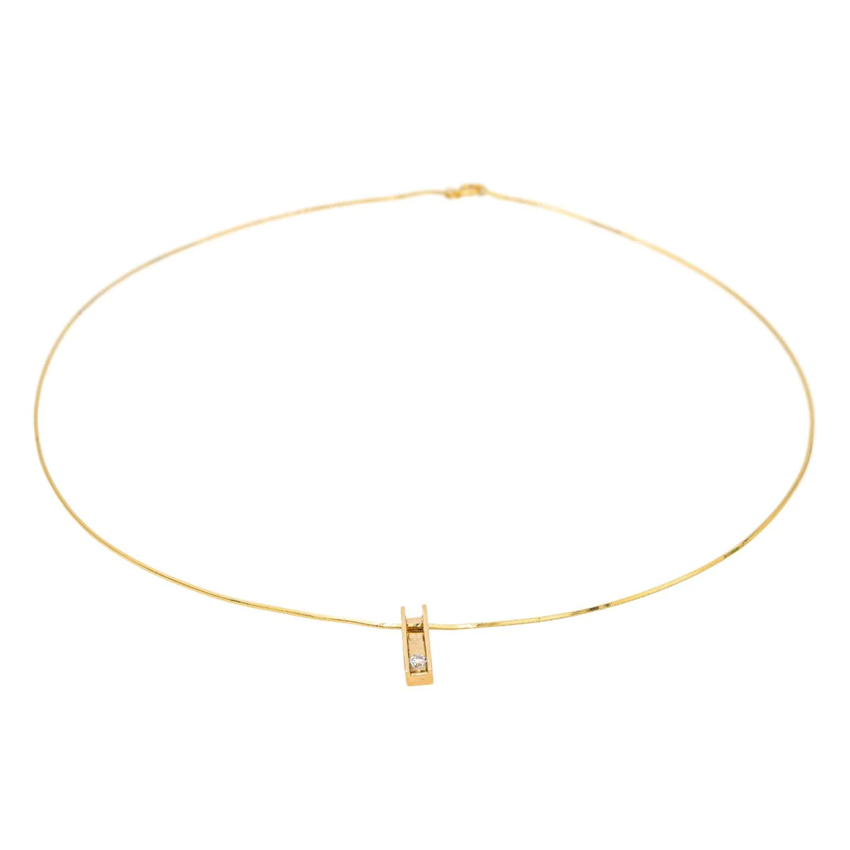 Collier Or jaune Diamant - Image 4