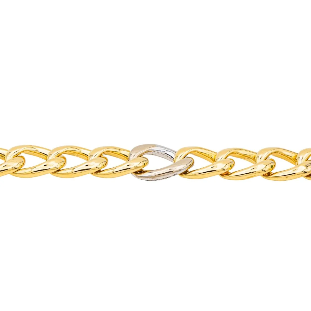 Collier Maille en or jaune, or blanc et diamants - Image 7