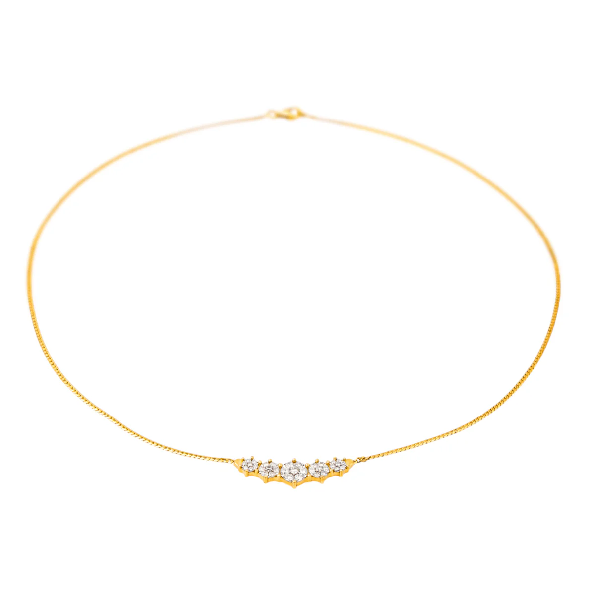 Collier Maille en or jaune et diamants - Image 4