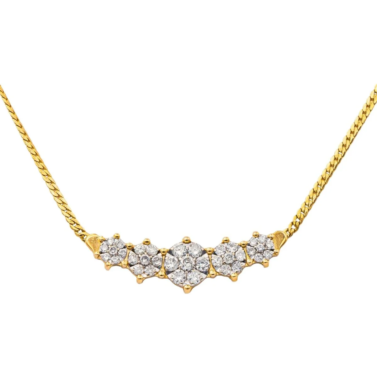 Collier Maille en or jaune et diamants - Image 5