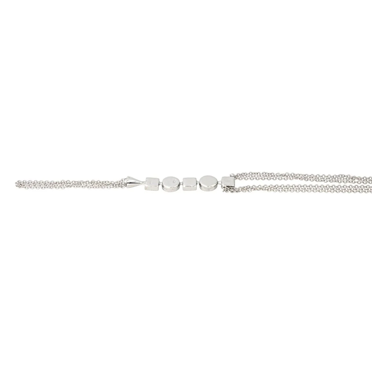 Collier Négligé en or blanc et diamants - Image 5