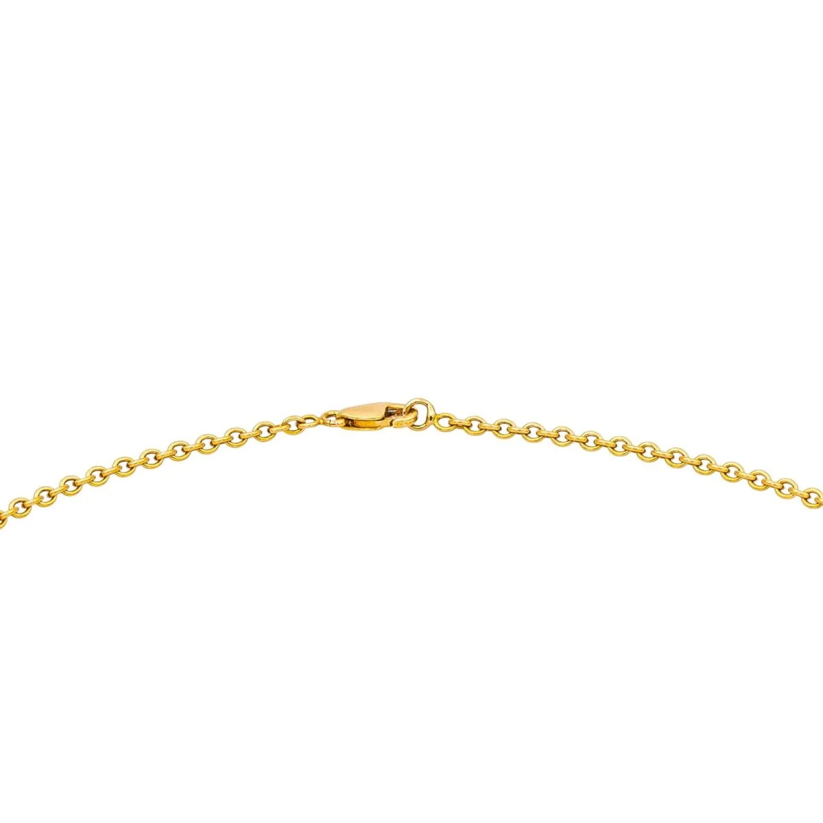 Collier Pendentif en or jaune et diamants - Image 5
