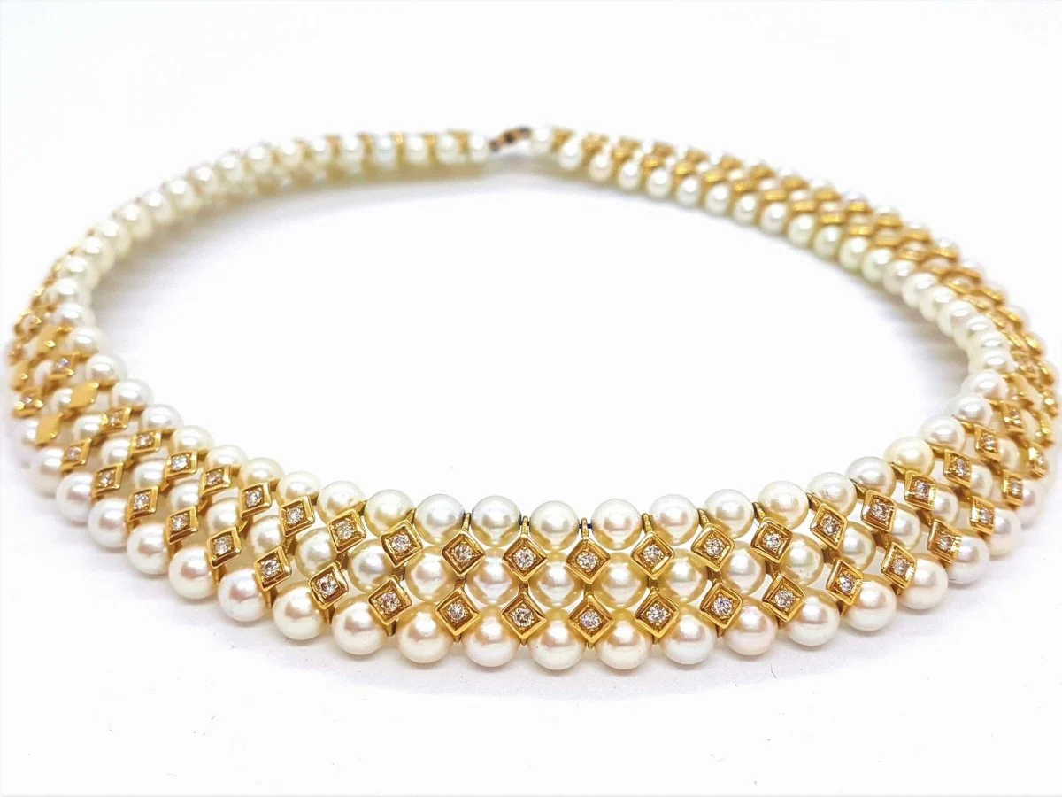Collier Or jaune Diamant - Image 3