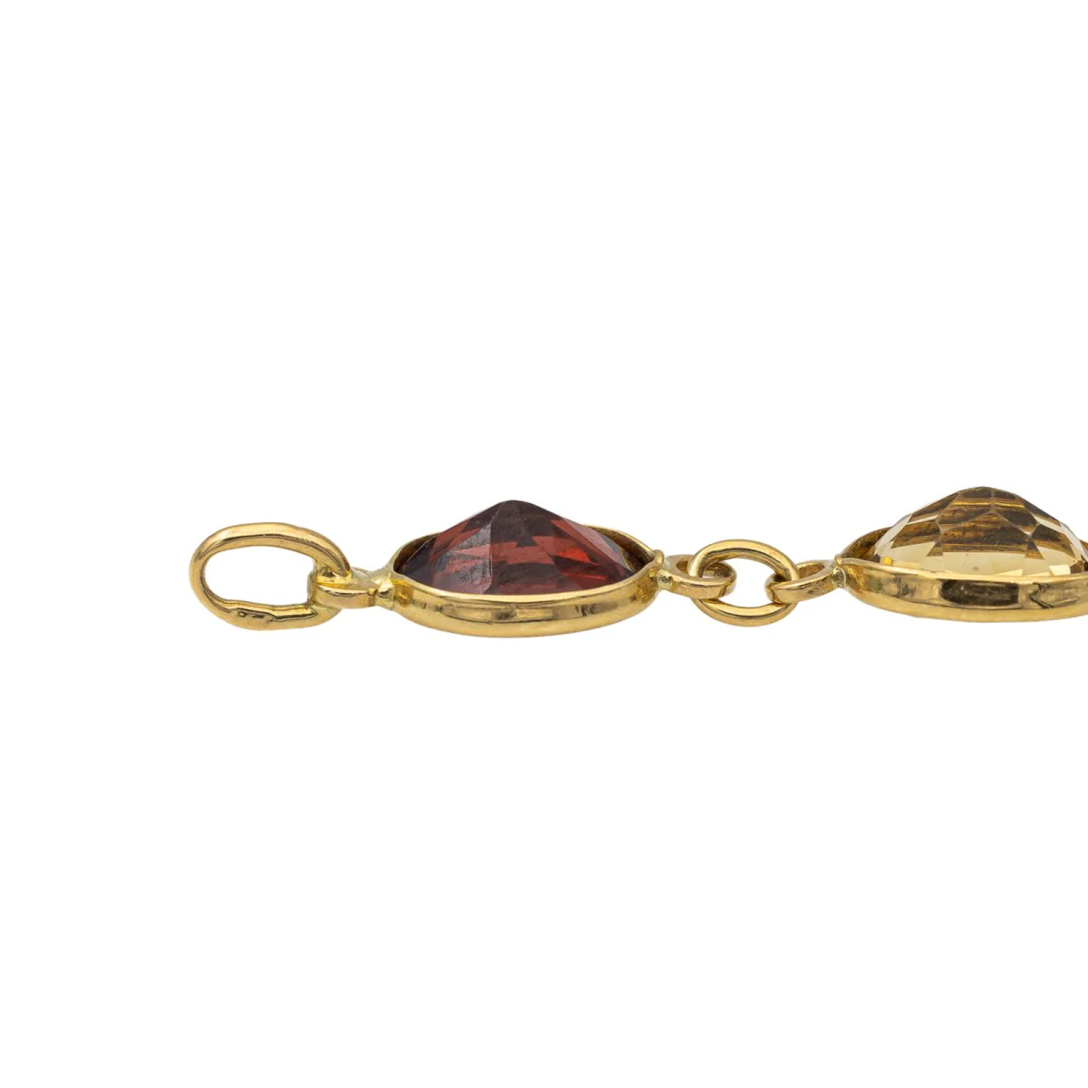 Bracelet en or jaune et pierres fines. - Image 7
