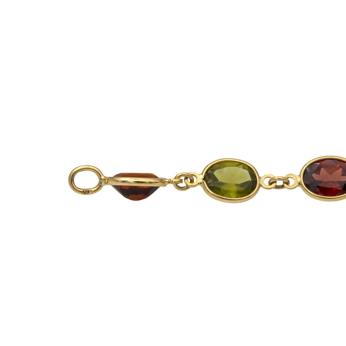 Collier Maille souple en or jaune et pierres fines - Image 7