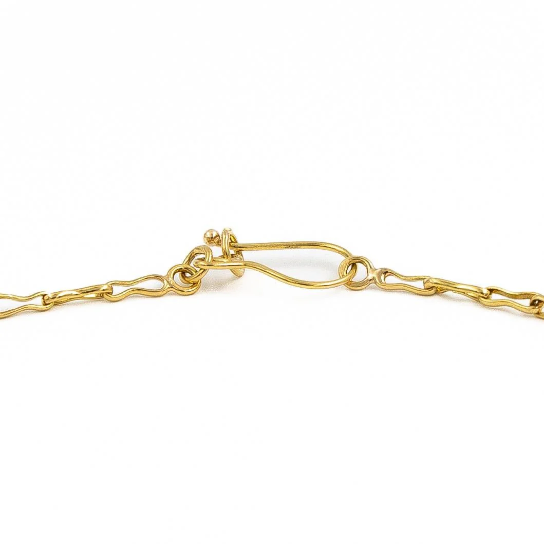 Collier en or jaune et lapis-lazuli - Image 6