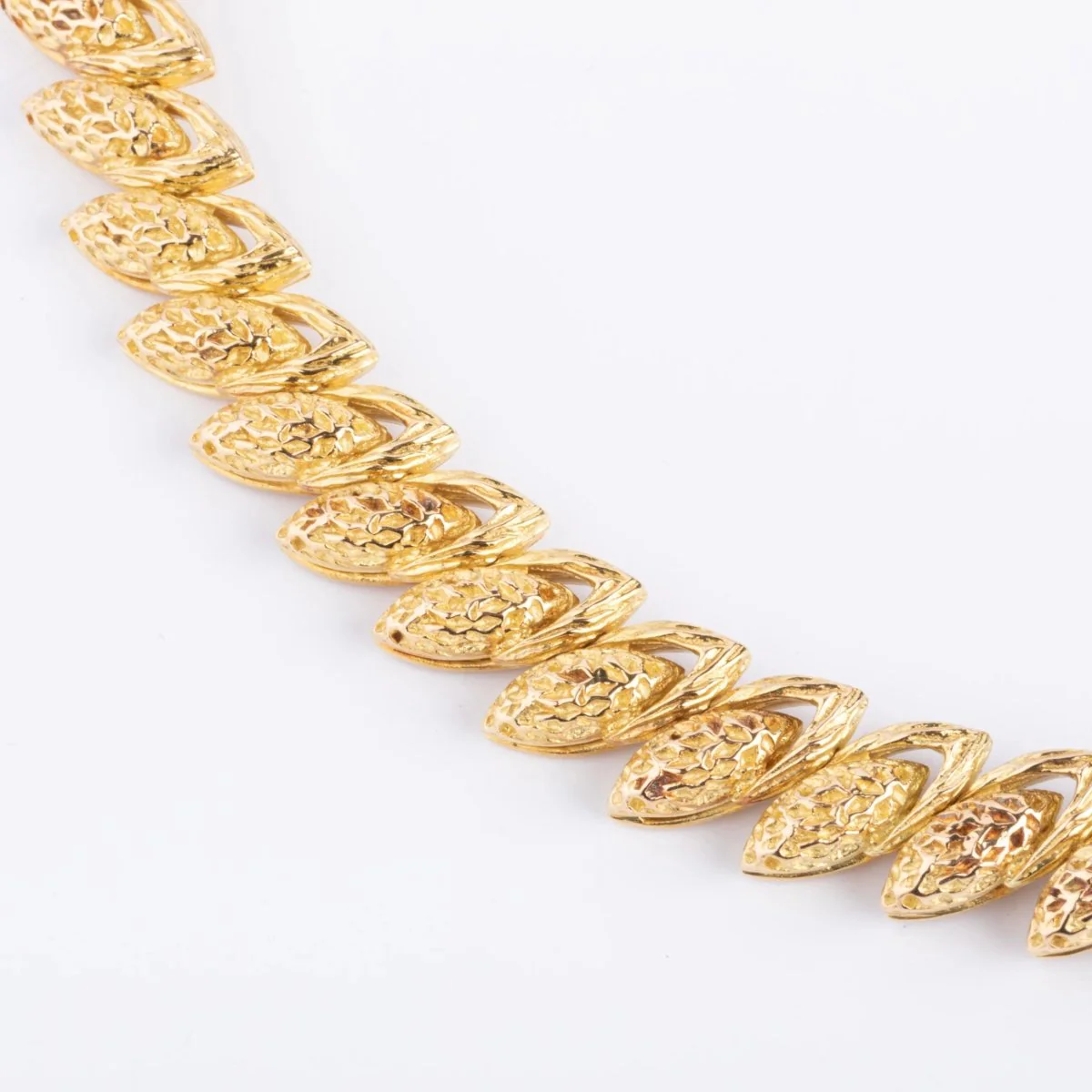 Collier or jaune,platine et diamants des années 1960 - Image 3
