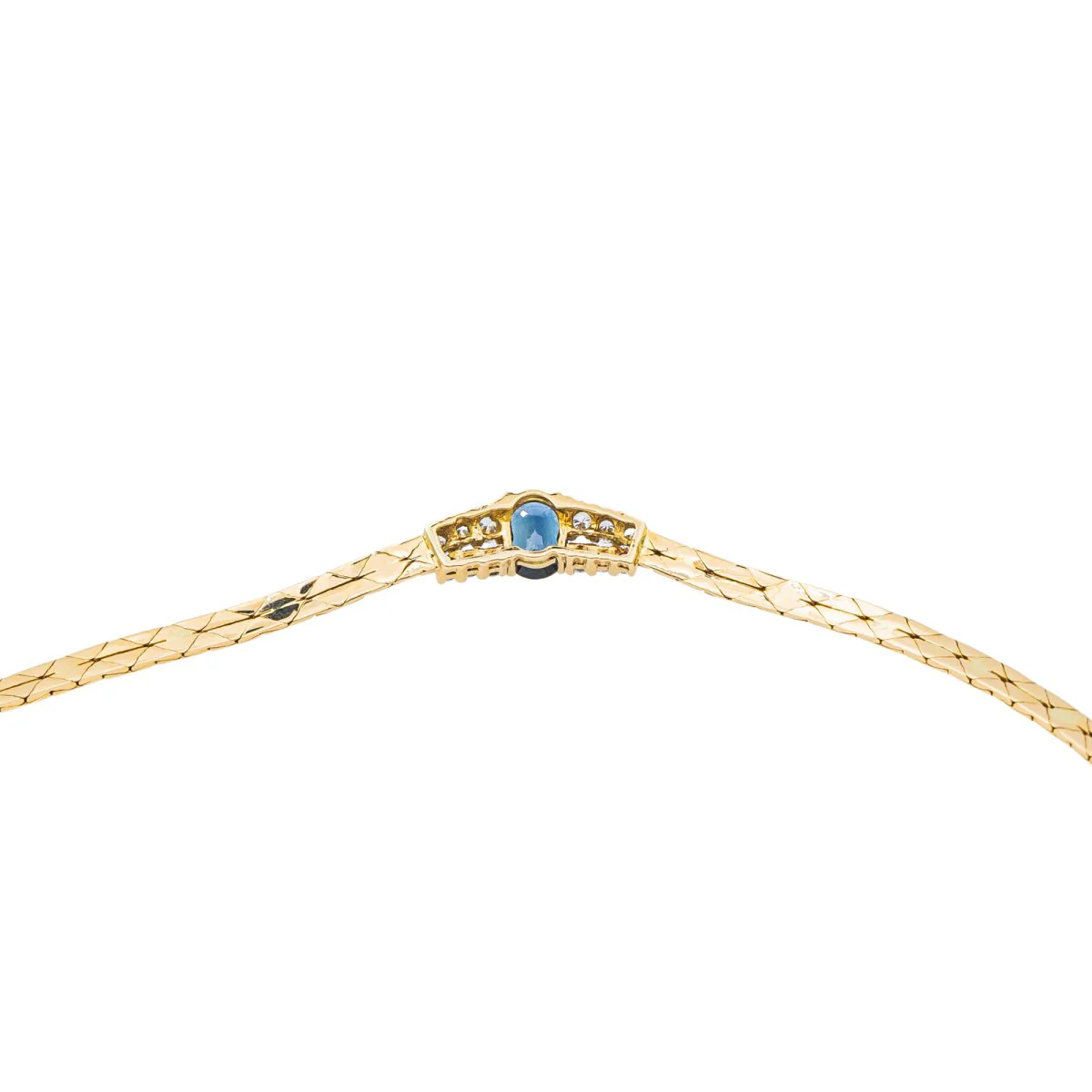 Collier Or jaune Saphir - Image 5