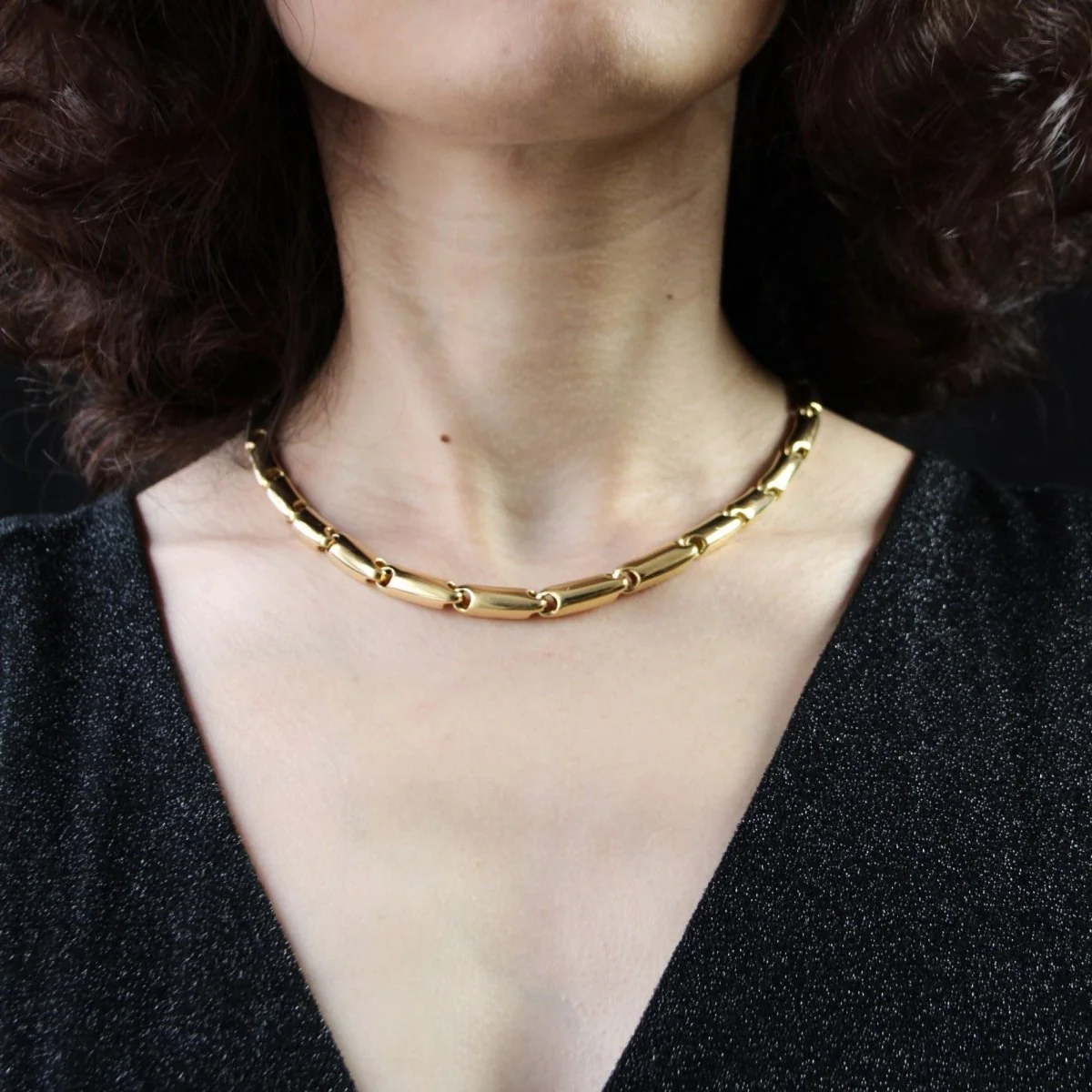 Collier Maille en or jaune - Image 2