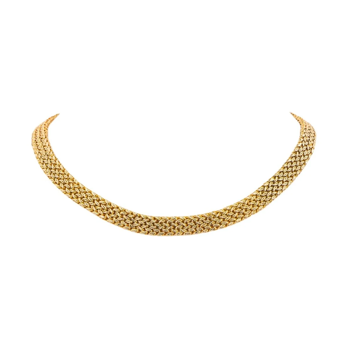 Collier Maille en or rose