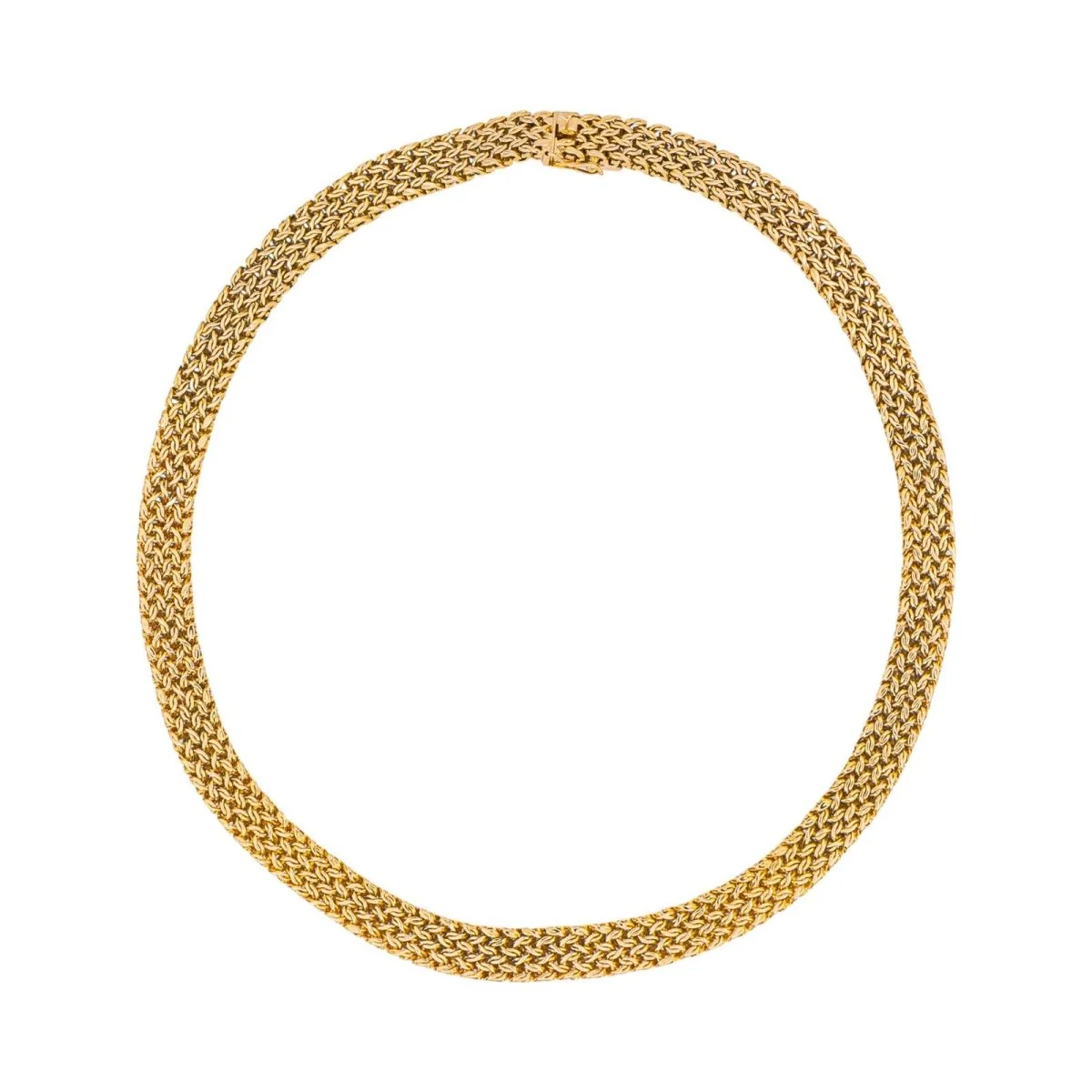 Collier Maille en or rose - Image 4