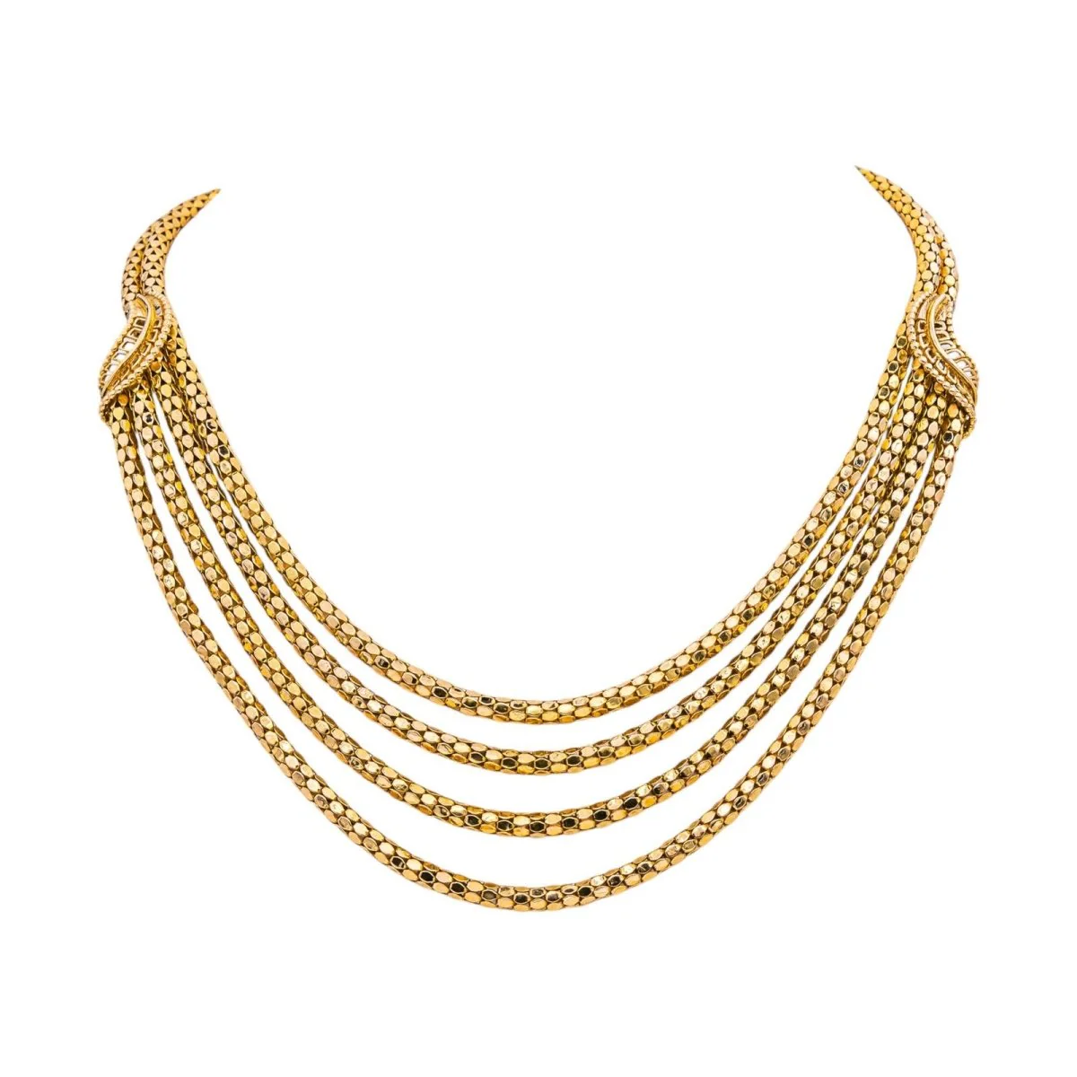 Collier en or rose