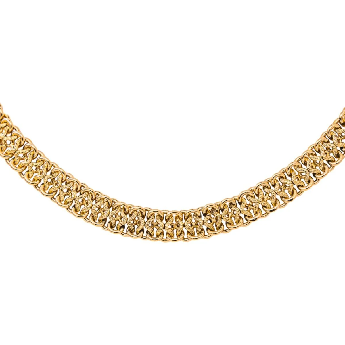 Collier Maille en or rose