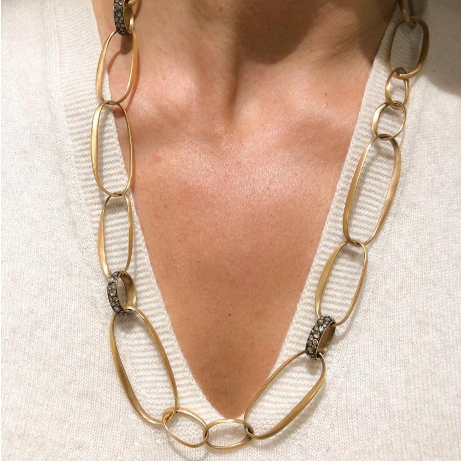 Collier POMELLATO "Victoria" en or rose et diamants - Image 2