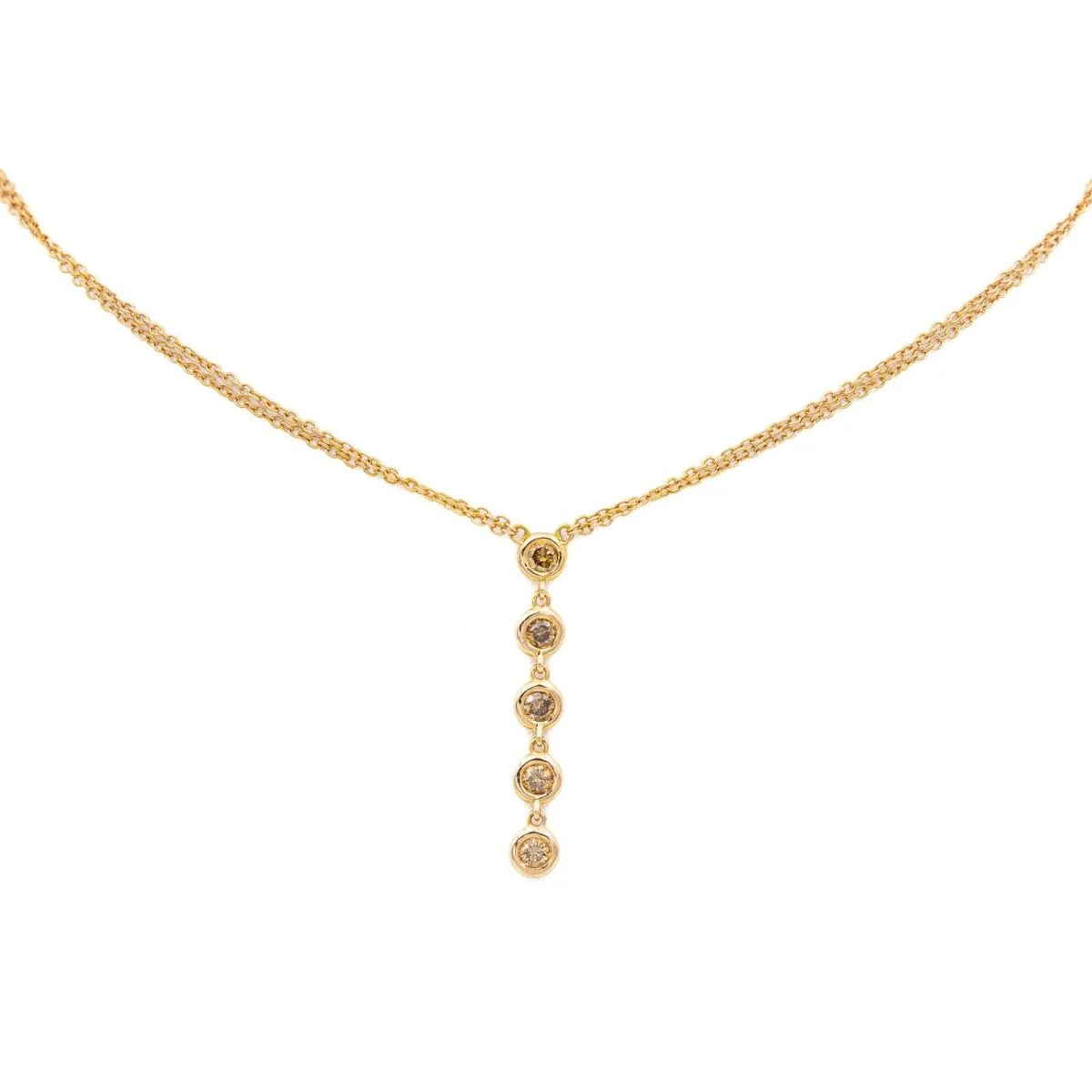 Collier Or rose Diamant