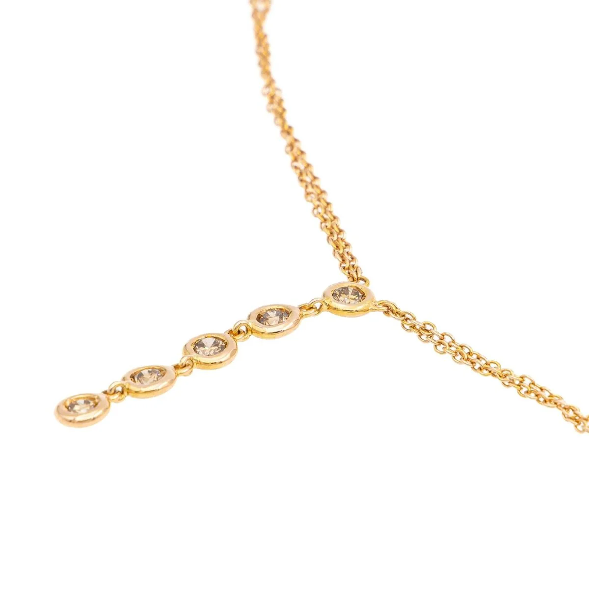 Collier Or rose Diamant - Image 7