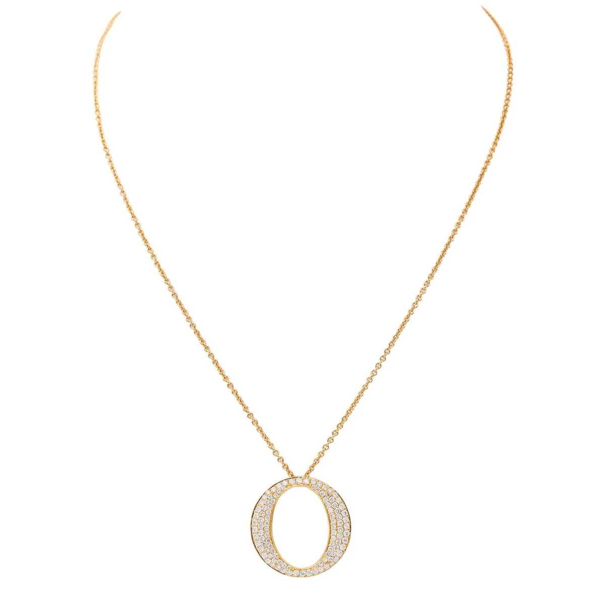 Collier en or rose et diamants - Image 4