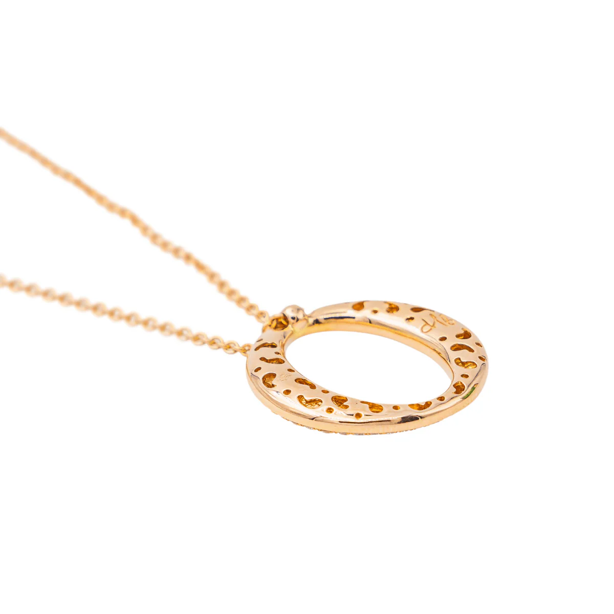 Collier en or rose et diamants - Image 5