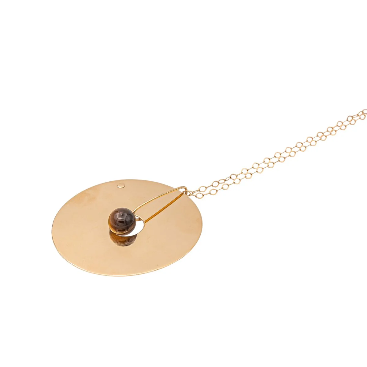 Collier Or rose Œil-de-Tigre - Image 5