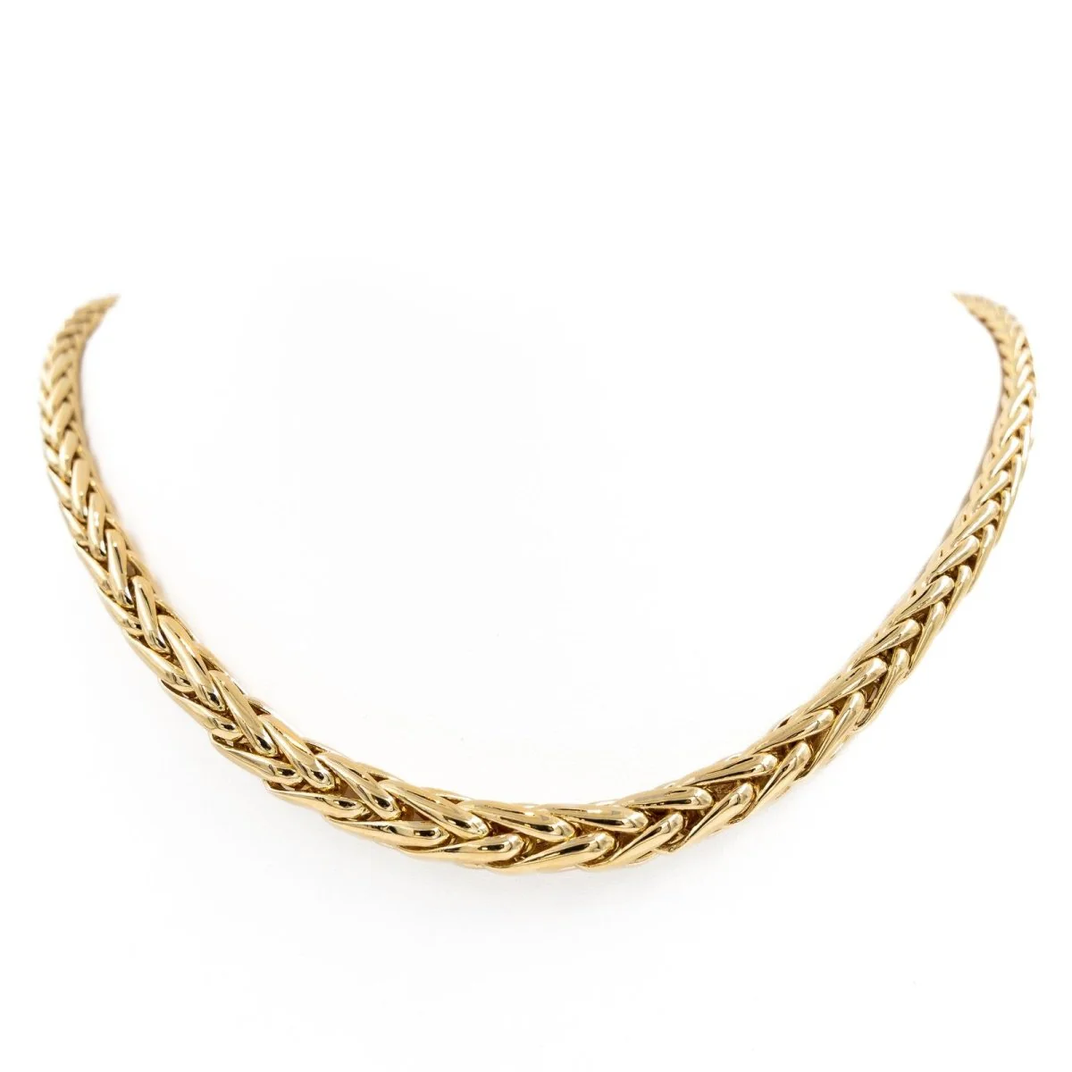 Collier Maille palmier en or jaune